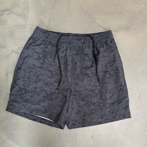 Chubbies Men's Lined Printed Pattern Gray Swim Trunks - {Small}